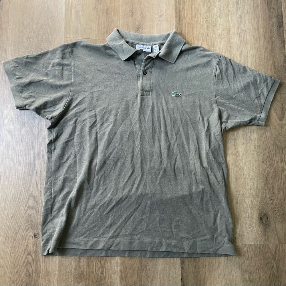 Lacoste Green Classic Fit Polo Shirt in Size XL